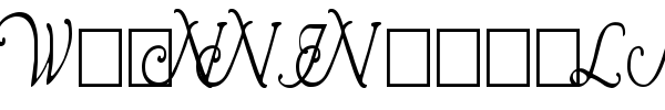 Wrenn Initials font preview